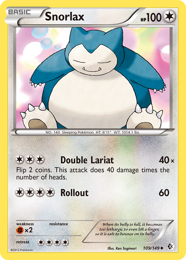 Snorlax 109/149 Boundaries Crossed