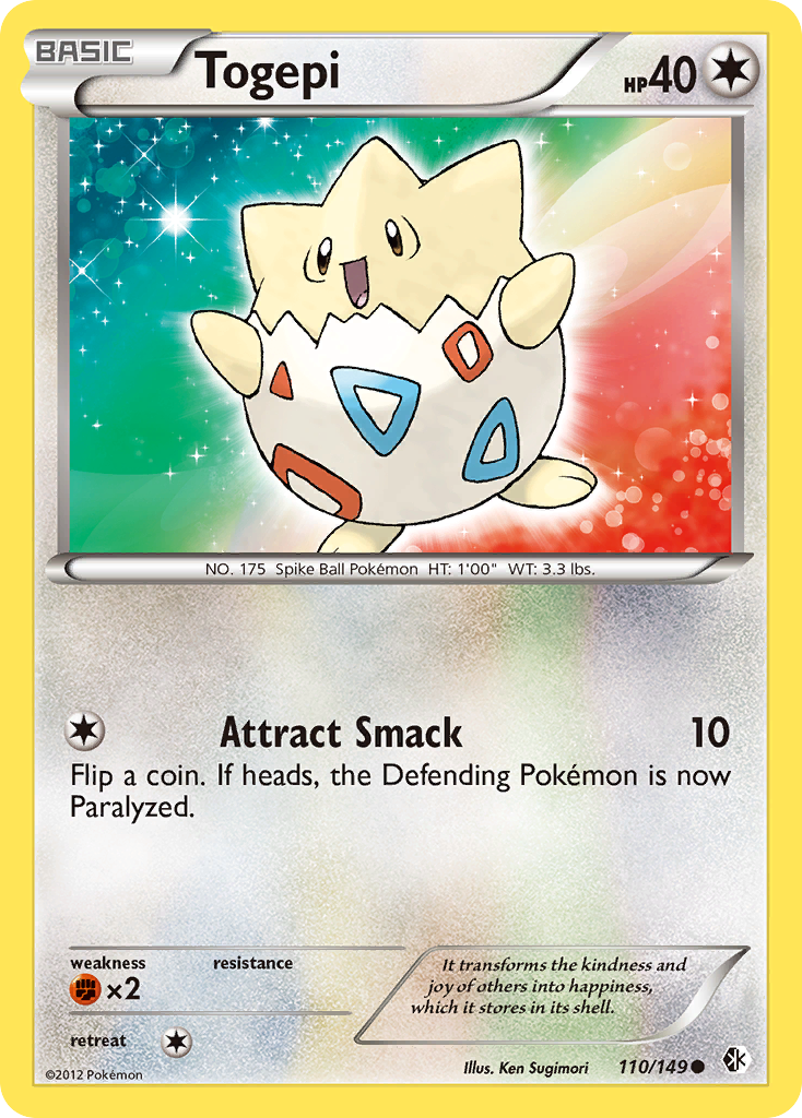 Togepi 110/149 Boundaries Crossed