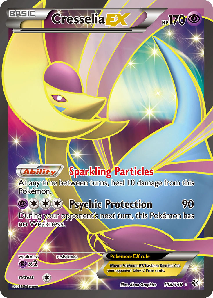 Cresselia-EX 143/149 Boundaries Crossed