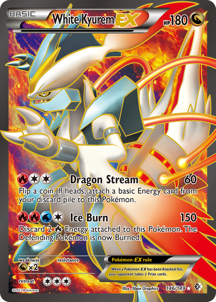 White Kyurem-EX 146/149 Boundaries Crossed