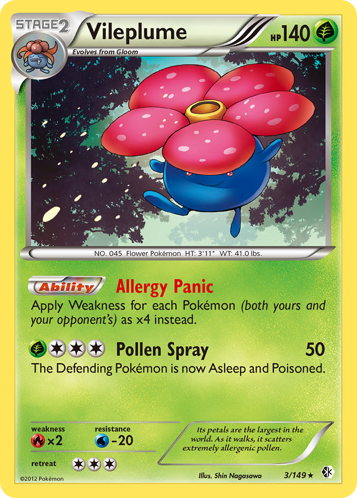 Vileplume 3/149 Boundaries Crossed