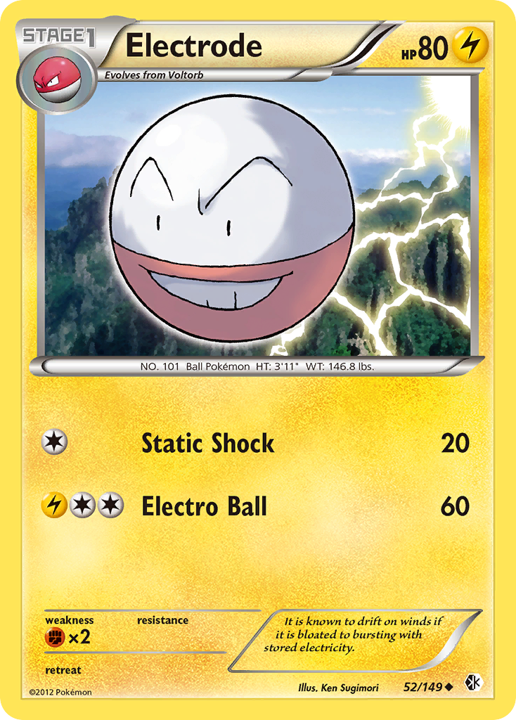 Electrode 52/149 Boundaries Crossed