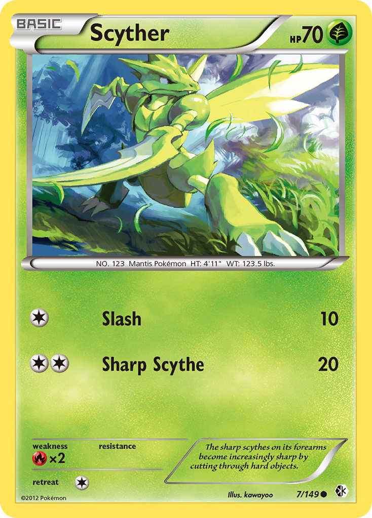 Scyther 7/149 Boundaries Crossed