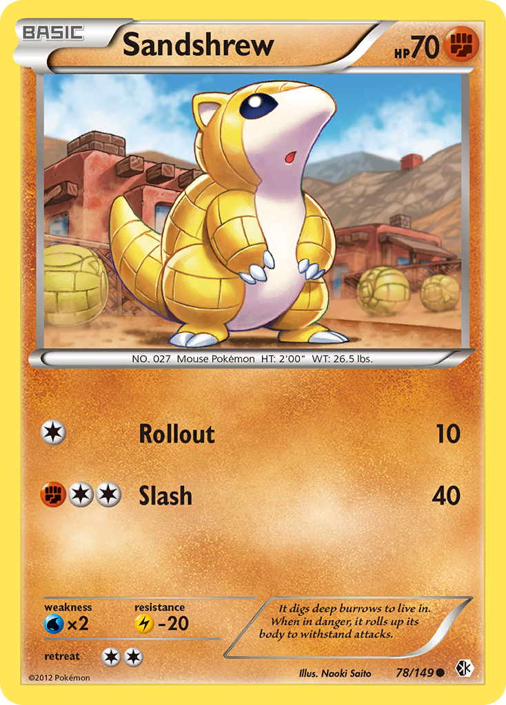 Sandshrew 78/149 Boundaries Crossed