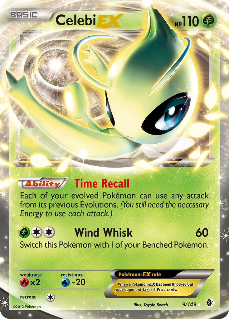Celebi-EX 9/149 Boundaries Crossed