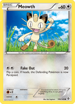 Meowth 106/149 Boundaries Crossed