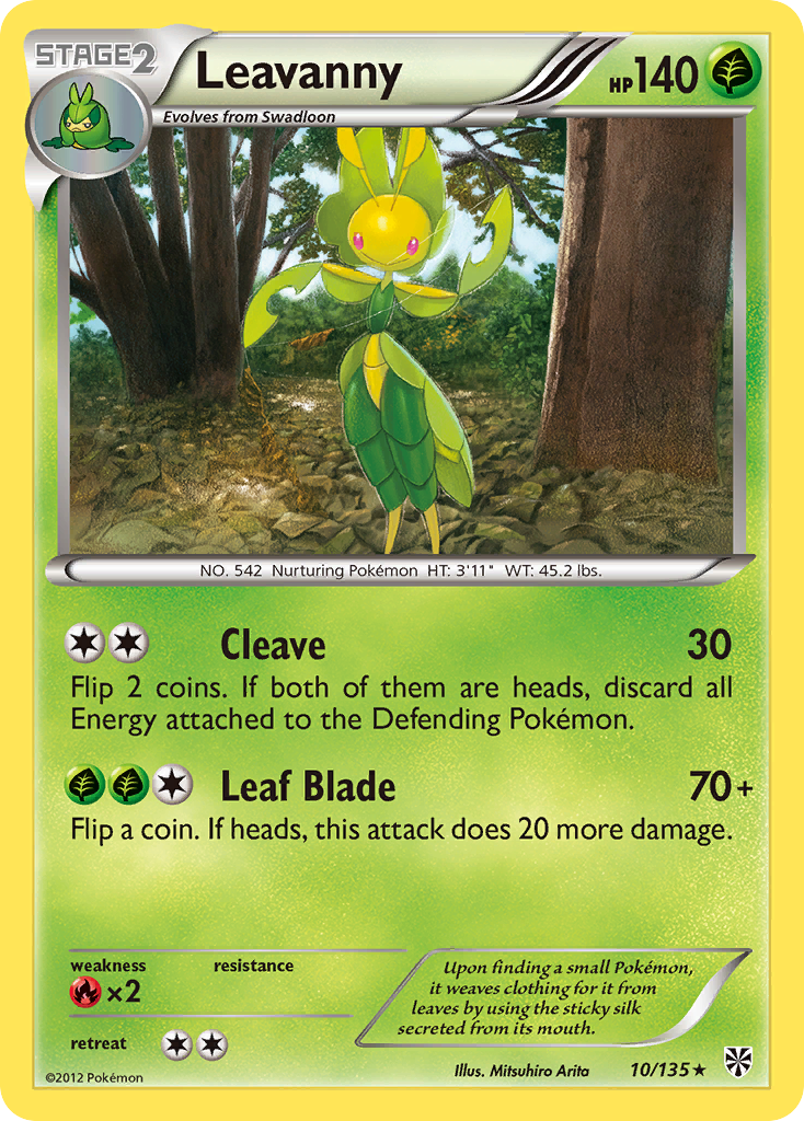 Leavanny 10/135 Plasma Storm