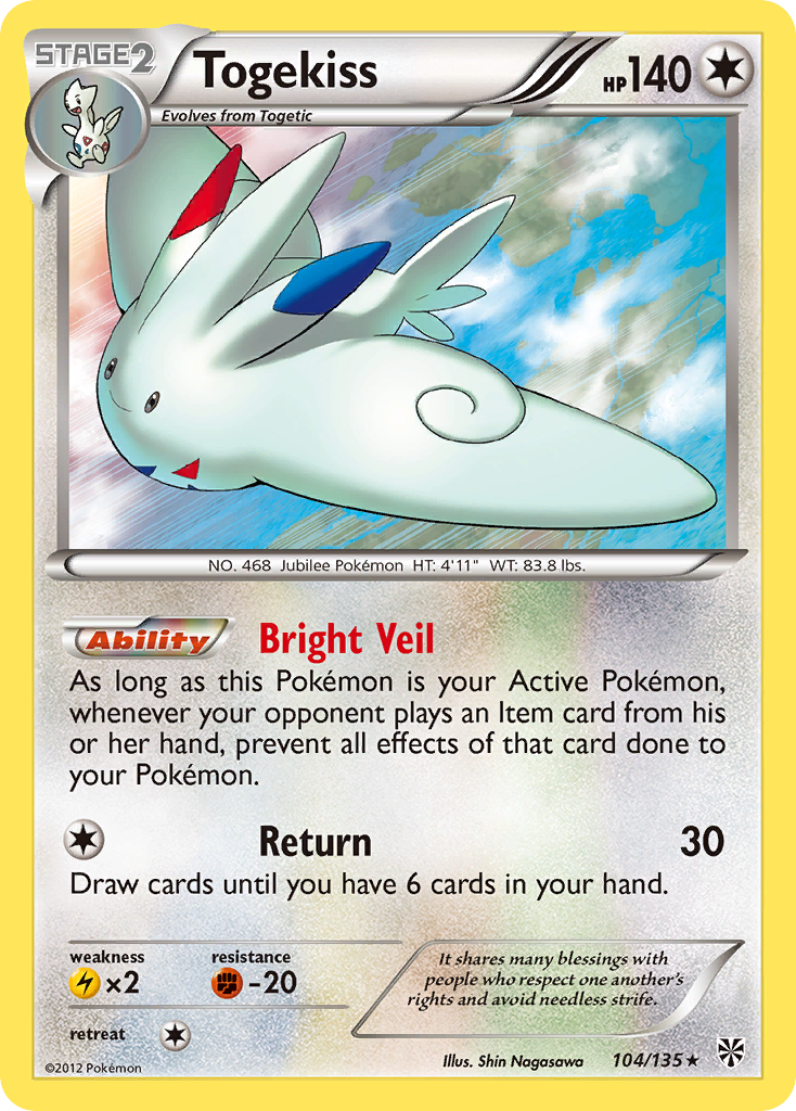 Togekiss 104/135 Plasma Storm