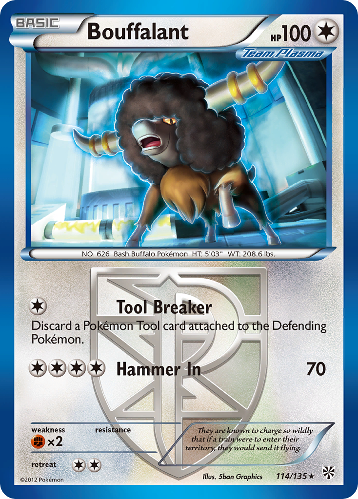 Bouffalant 114/135 Plasma Storm