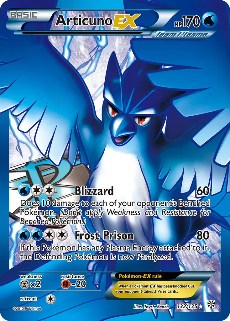 Articuno-EX 132/135 Plasma Storm