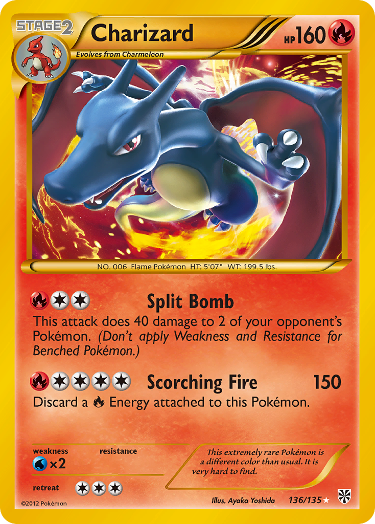 Charizard 136/135 Plasma Storm