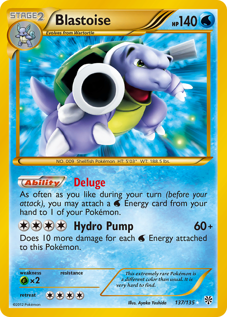 Blastoise 137/135 Plasma Storm