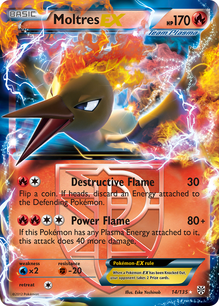 Moltres-EX 14/135 Plasma Storm