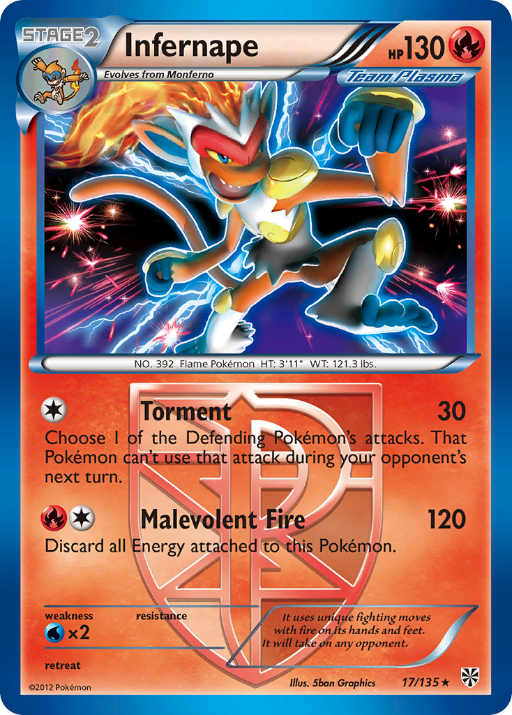 Infernape 17/135 Plasma Storm