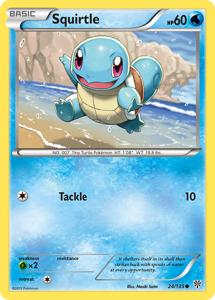 Squirtle 24/135 Plasma Storm