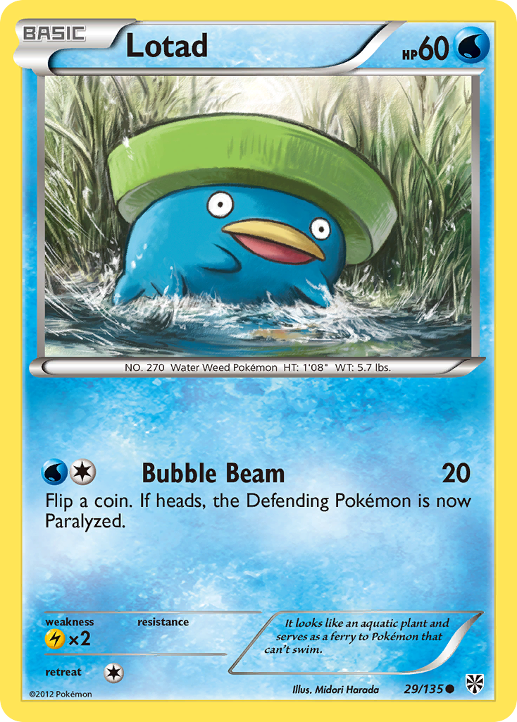 Lotad 29/135 Plasma Storm