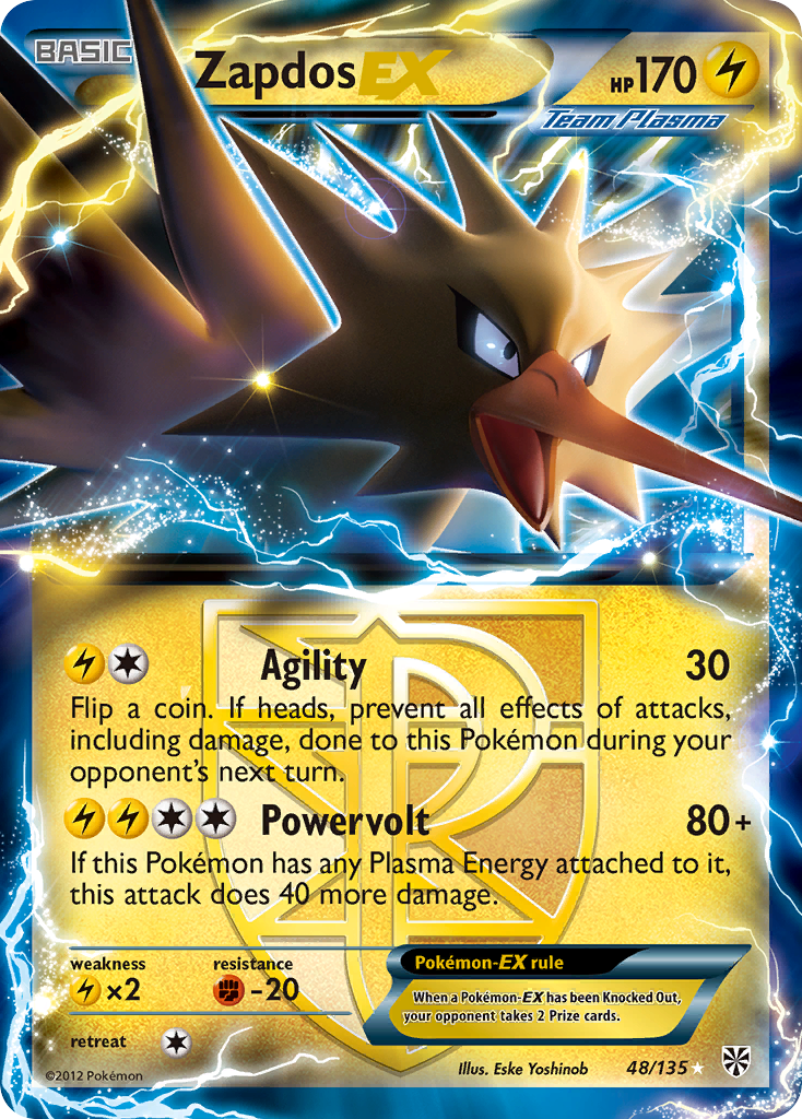 Zapdos-EX 48/135 Plasma Storm