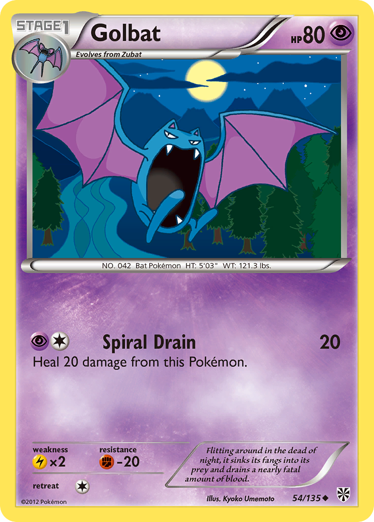 Golbat 54/135 Plasma Storm
