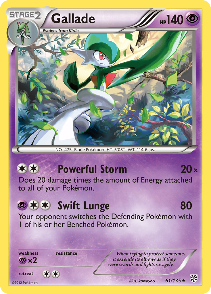 Gallade 61/135 Plasma Storm