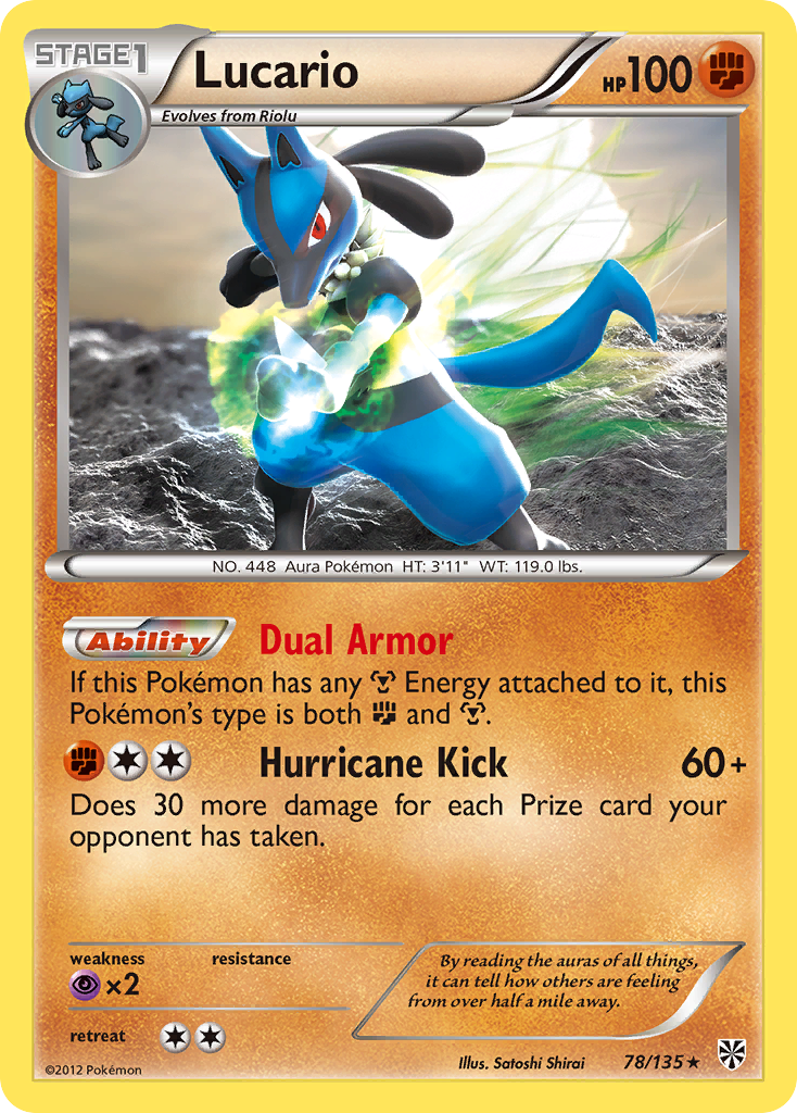 Lucario 78/135 Plasma Storm