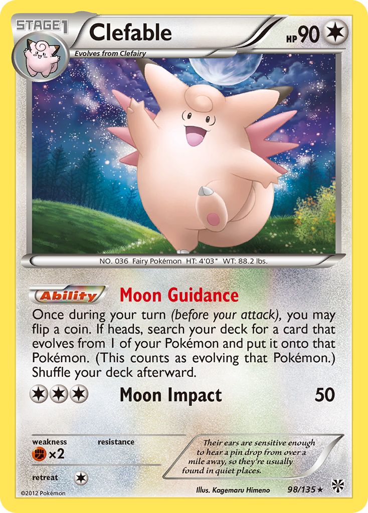 Clefable 98/135 Plasma Storm