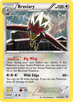 Braviary 116/135 Plasma Storm