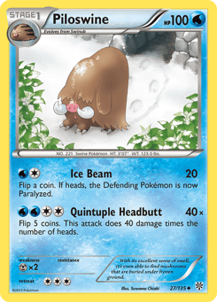 Piloswine 27/135 Plasma Storm