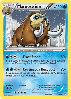 Mamoswine 28/135 Plasma Storm