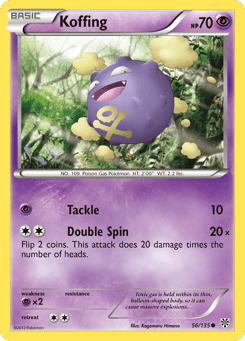 Koffing 56/135 Plasma Storm