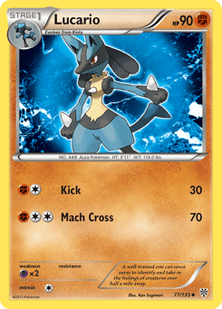 Lucario 77/135 Plasma Storm
