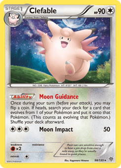 Clefable 98/135 Plasma Storm