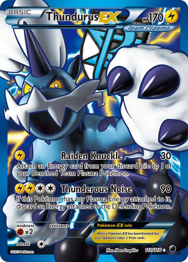 Thundurus-EX 110/116 Plasma Freeze