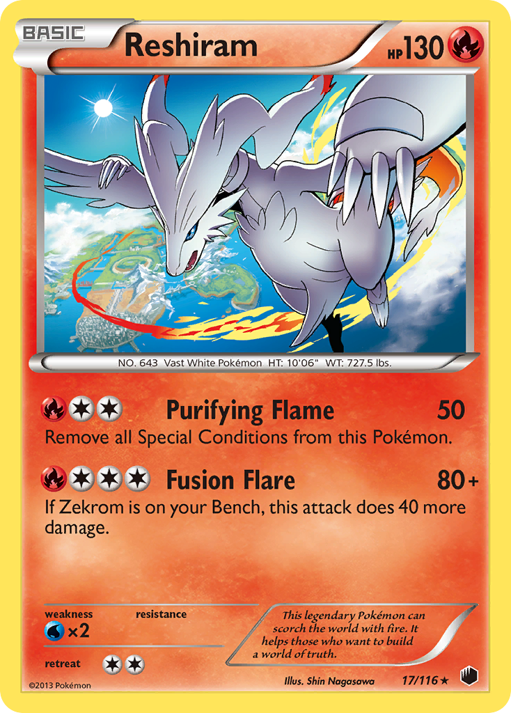 Reshiram 17/116 Plasma Freeze
