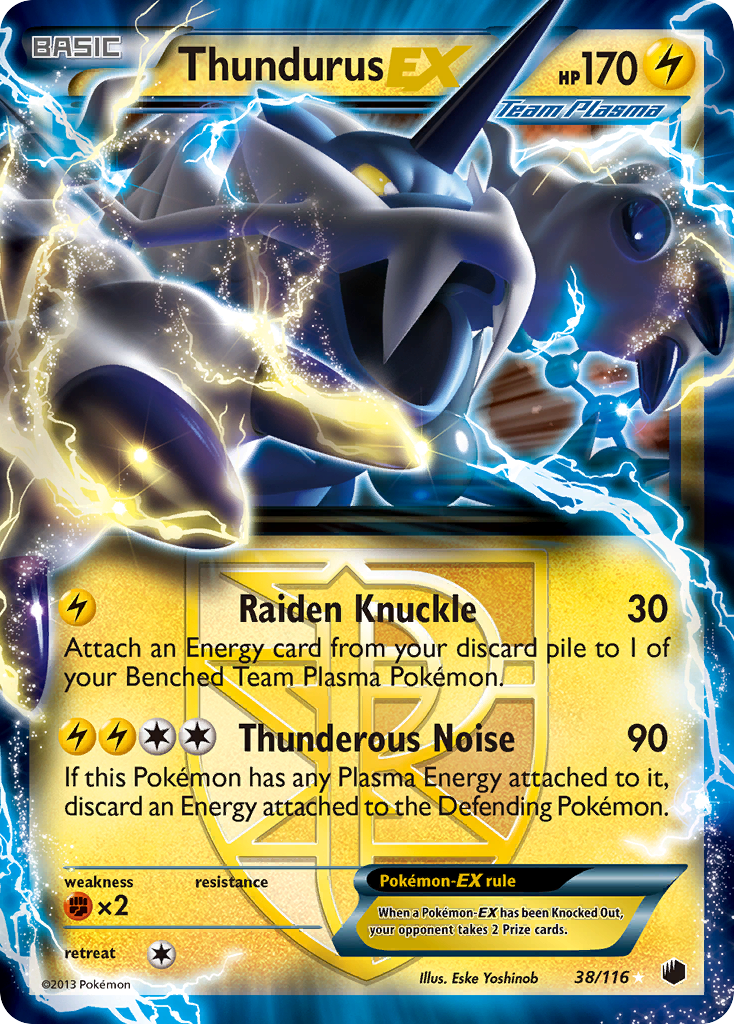 Thundurus-EX 38/116 Plasma Freeze