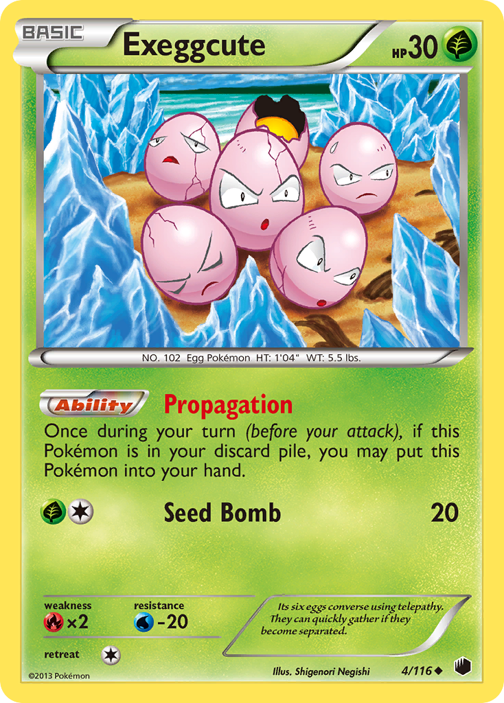 Exeggcute 4/116 Plasma Freeze