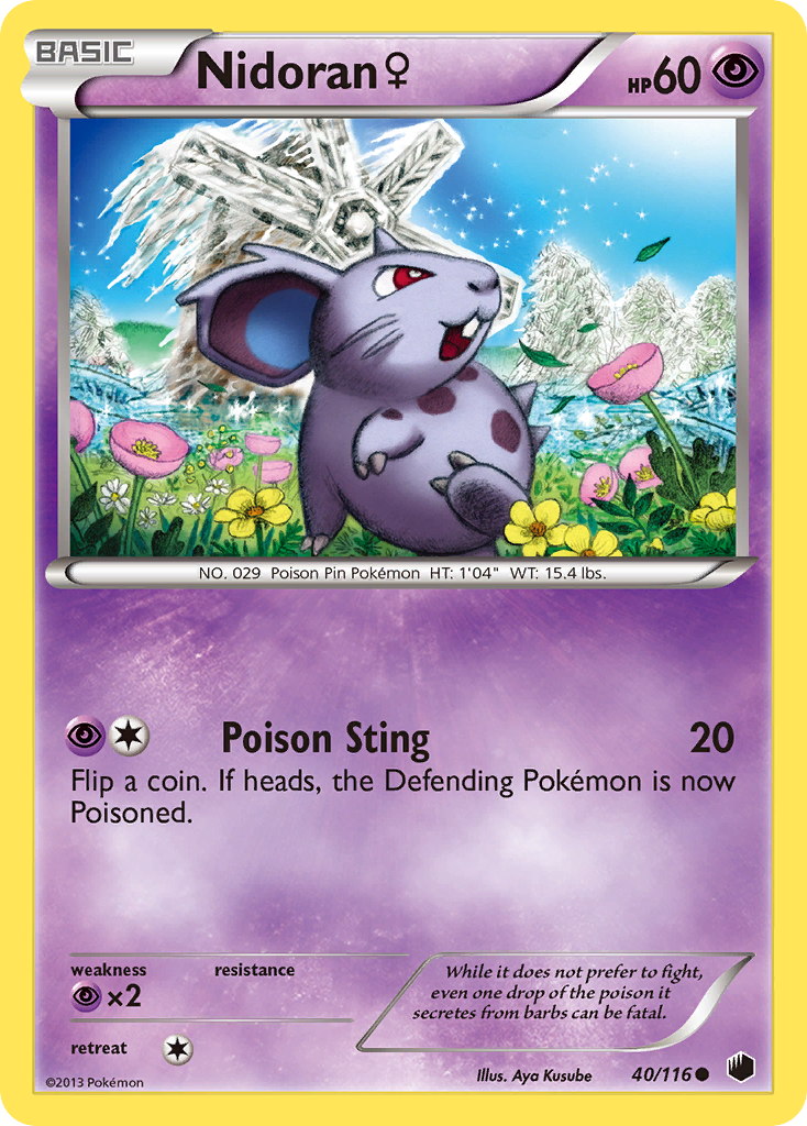 Nidoran ♀ 40/116 Plasma Freeze