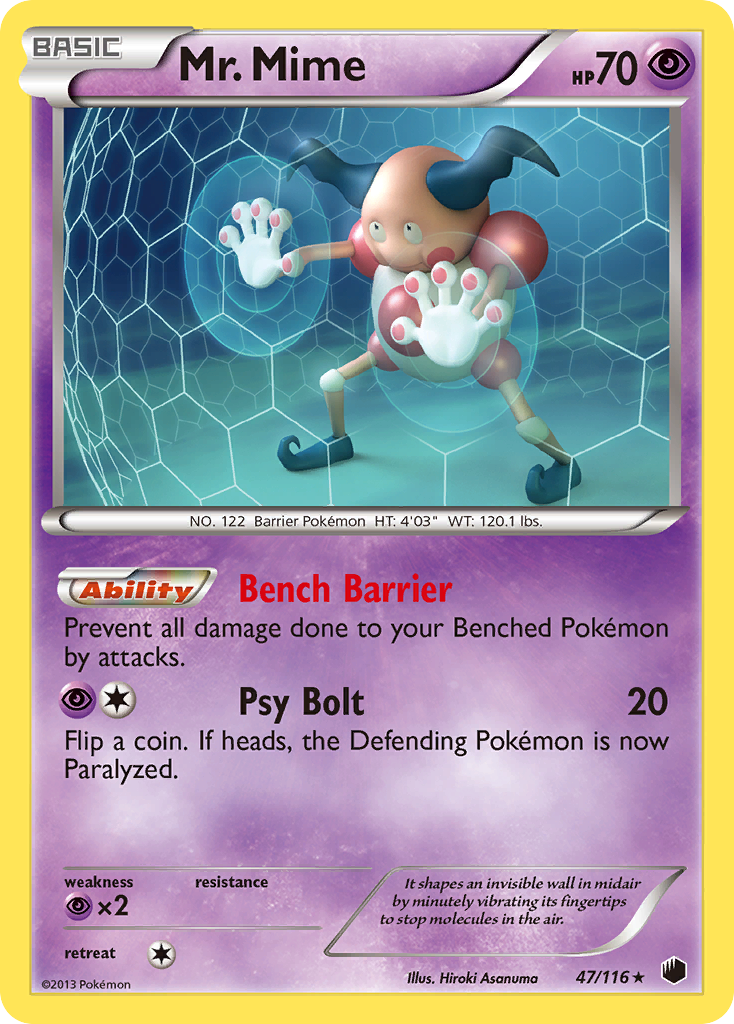 Mr. Mime 47/116 Plasma Freeze