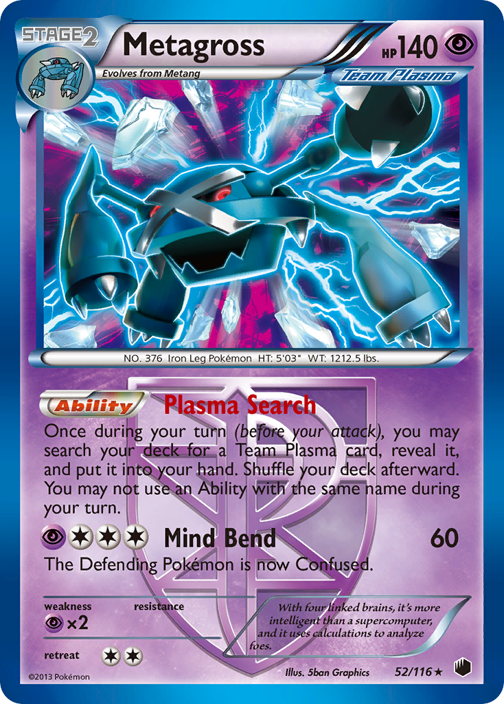 Metagross 52/116 Plasma Freeze