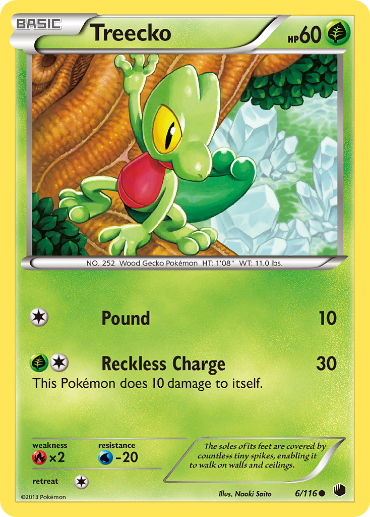 Treecko 6/116 Plasma Freeze