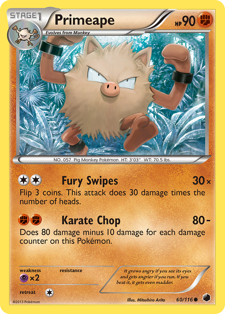 Primeape 60/116 Plasma Freeze