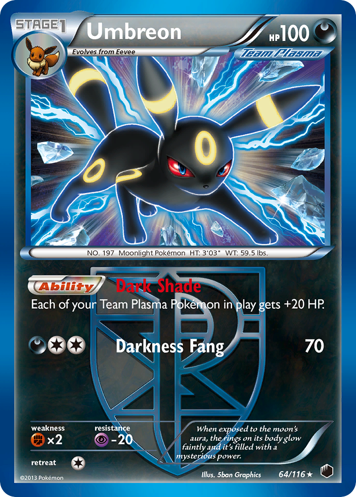Umbreon 64/116 Plasma Freeze