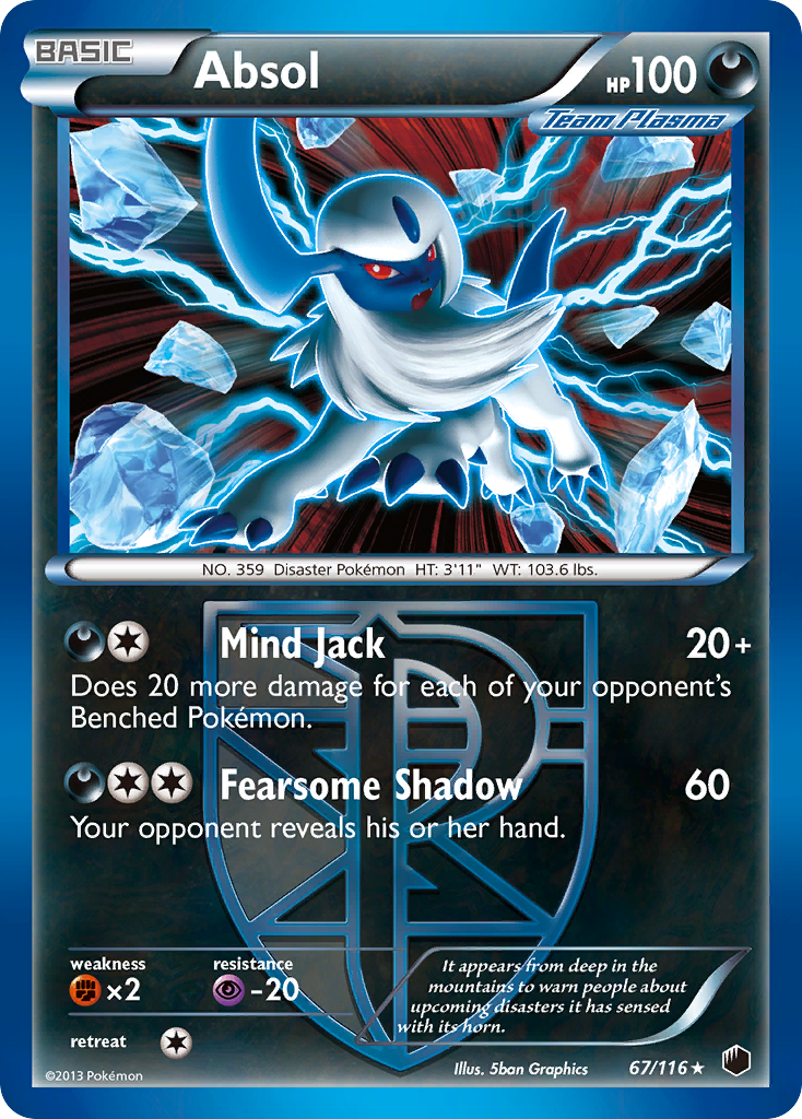 Absol 67/116 Plasma Freeze