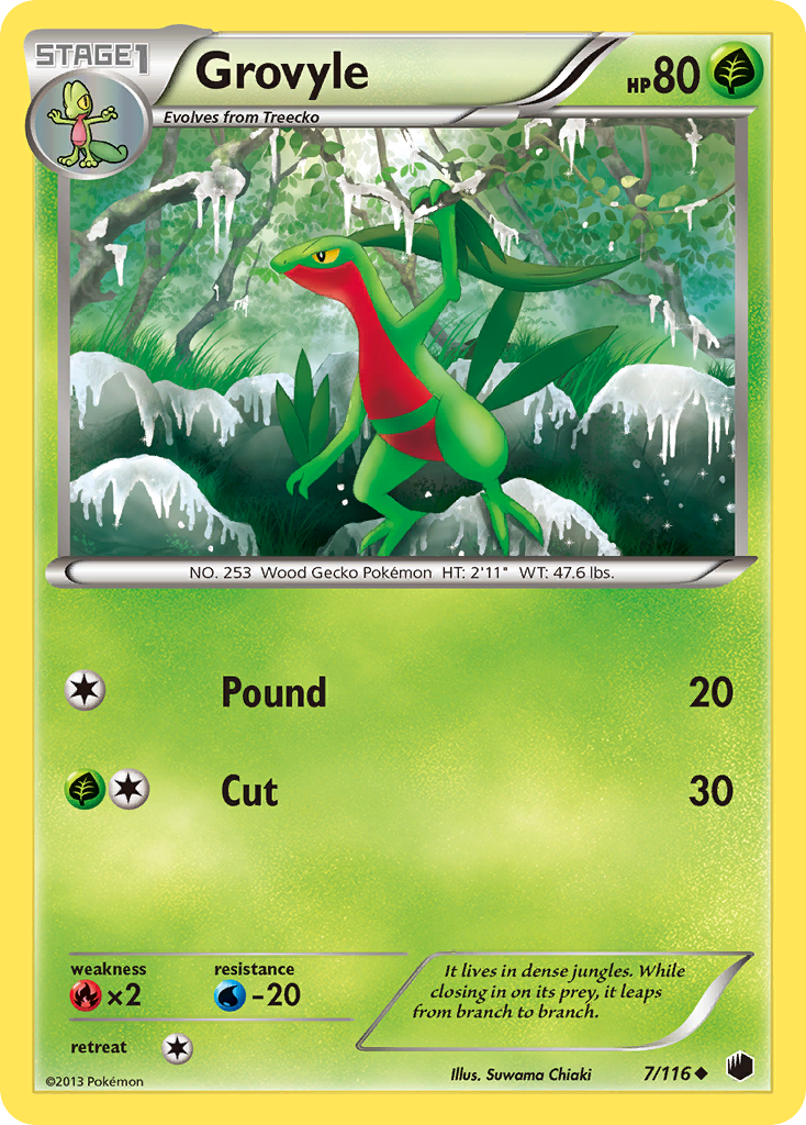 Grovyle 7/116 Plasma Freeze