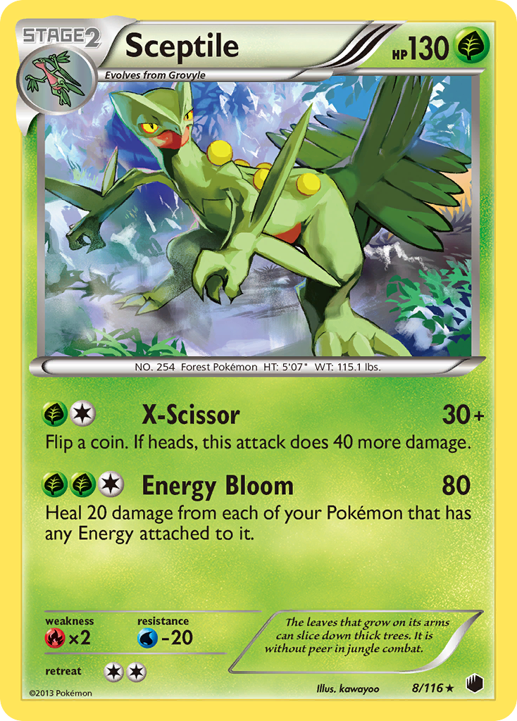 Sceptile 8/116 Plasma Freeze