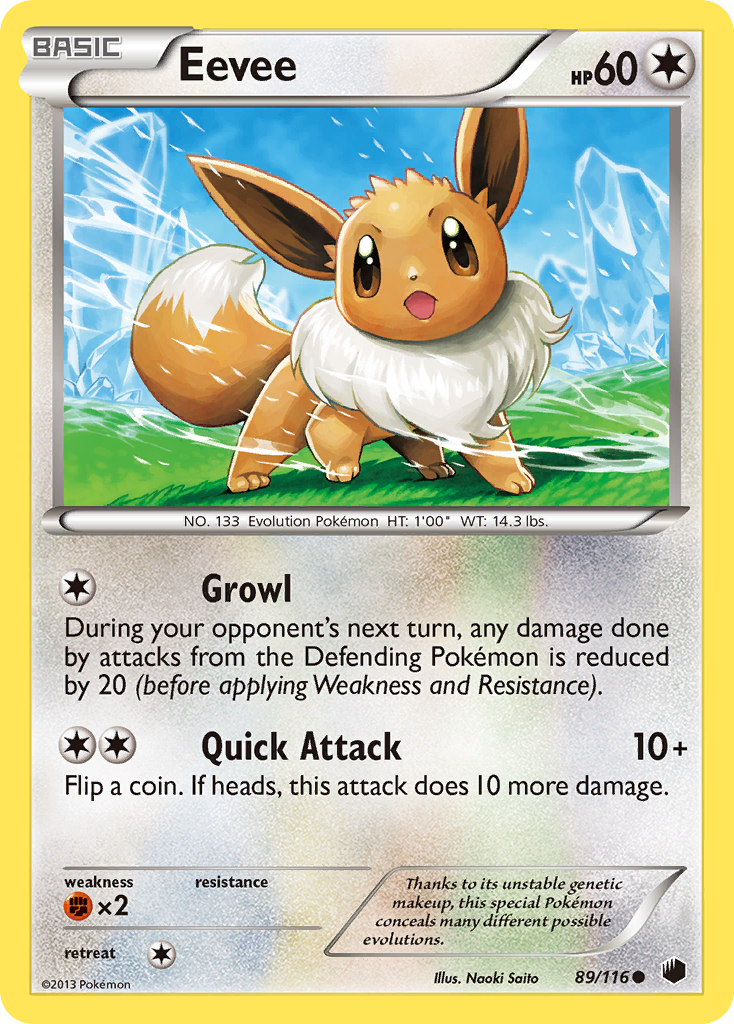 Eevee 89/116 Plasma Freeze