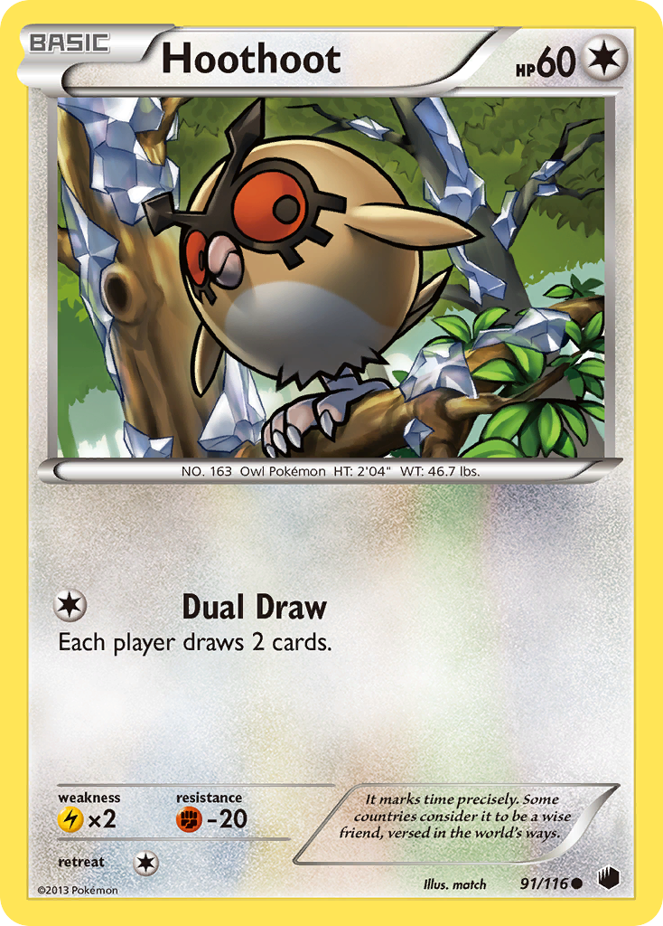 Hoothoot 91/116 Plasma Freeze