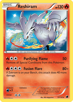 Reshiram 17/116 Plasma Freeze