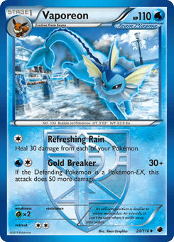 Vaporeon 20/116 Plasma Freeze