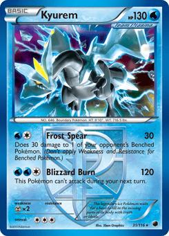 Kyurem 31/116 Plasma Freeze