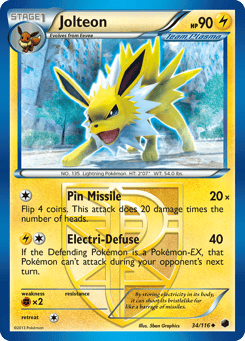 Jolteon 34/116 Plasma Freeze